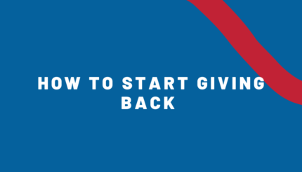 how to start giving back